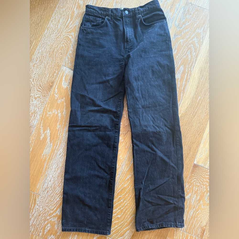 Reformation Val 90ms Mid Rise Straight Jeans